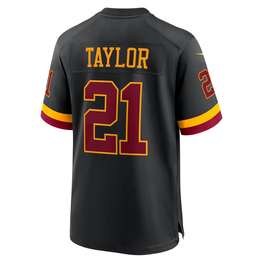 Tlead W.Commanders #21 Sean Taylor Black Hail Raiser Alternate Retired Player Game Stitched Jerseys
