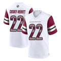 Tlead W.Commanders #22 Jacory Croskey-Merritt Player White Limited Home Game Stitched Jerseys