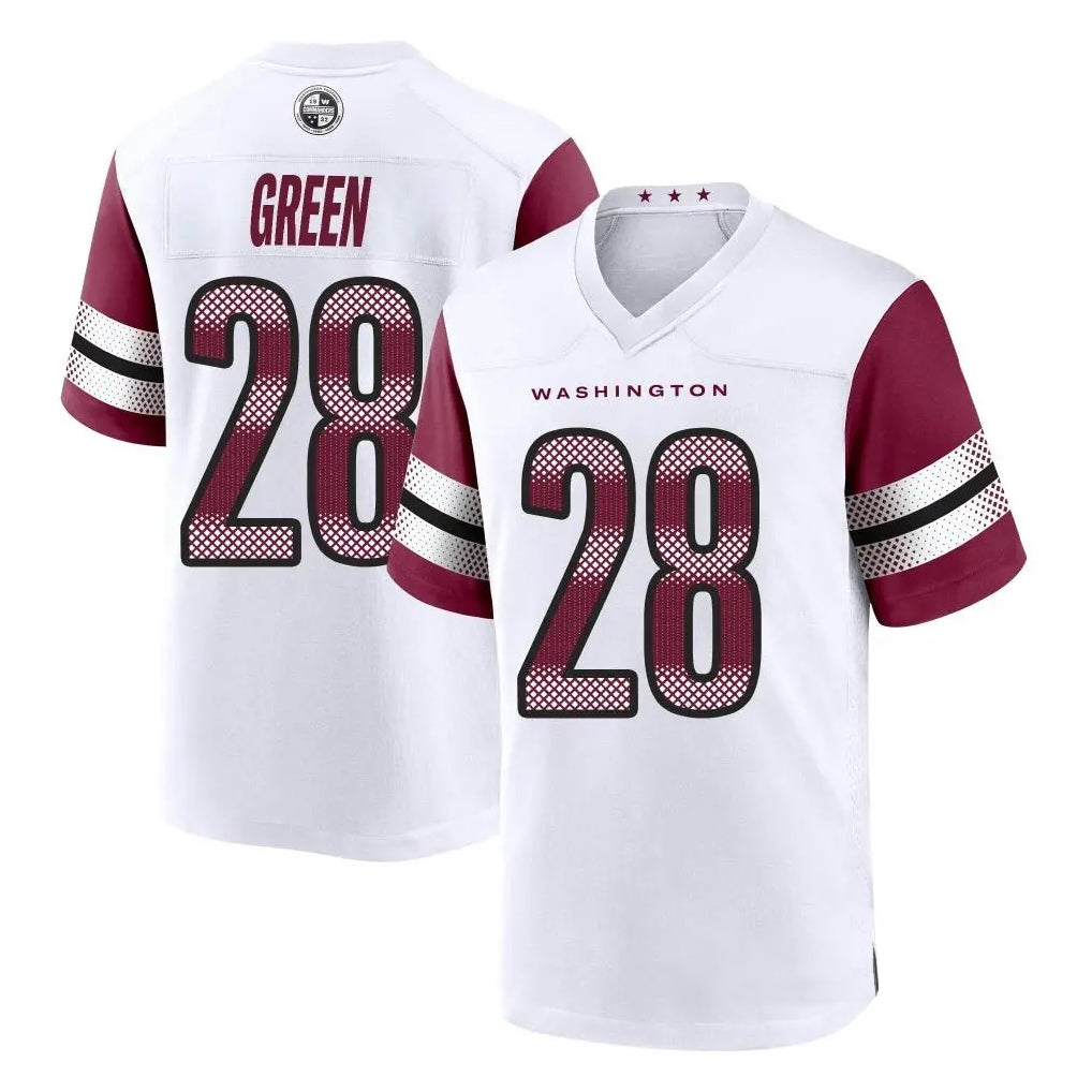 Tlead W.Commanders #28 Darrell Green Player White Home Game Stitched Jerseys