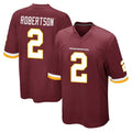 Tlead W.Commanders #2 Amik Robertson Player Burgundy Team Color Home Game Stitched Jerseys