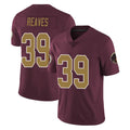 Tlead W.Commanders #39 Jeremy Reaves Player Burgundy Alternate Vapor Untouchable Home Game Stitched Jerseys