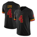 Tlead W.Commanders #4 Frankie Luvu Player Black Limited Vapor Home Game Stitched Jerseys
