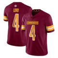 Tlead W.Commanders #4 Frankie Luvu Player Burgundy Limited Vapor Home Game Stitched Jerseys