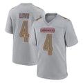 Tlead W.Commanders #4 Frankie Luvu Player Gray Atmosphere Fashion Home Game Stitched Jerseys