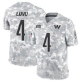 Tlead W.Commanders #4 Frankie Luvu Player Limited Arctic Camo Salute to Service Stitched Jerseys