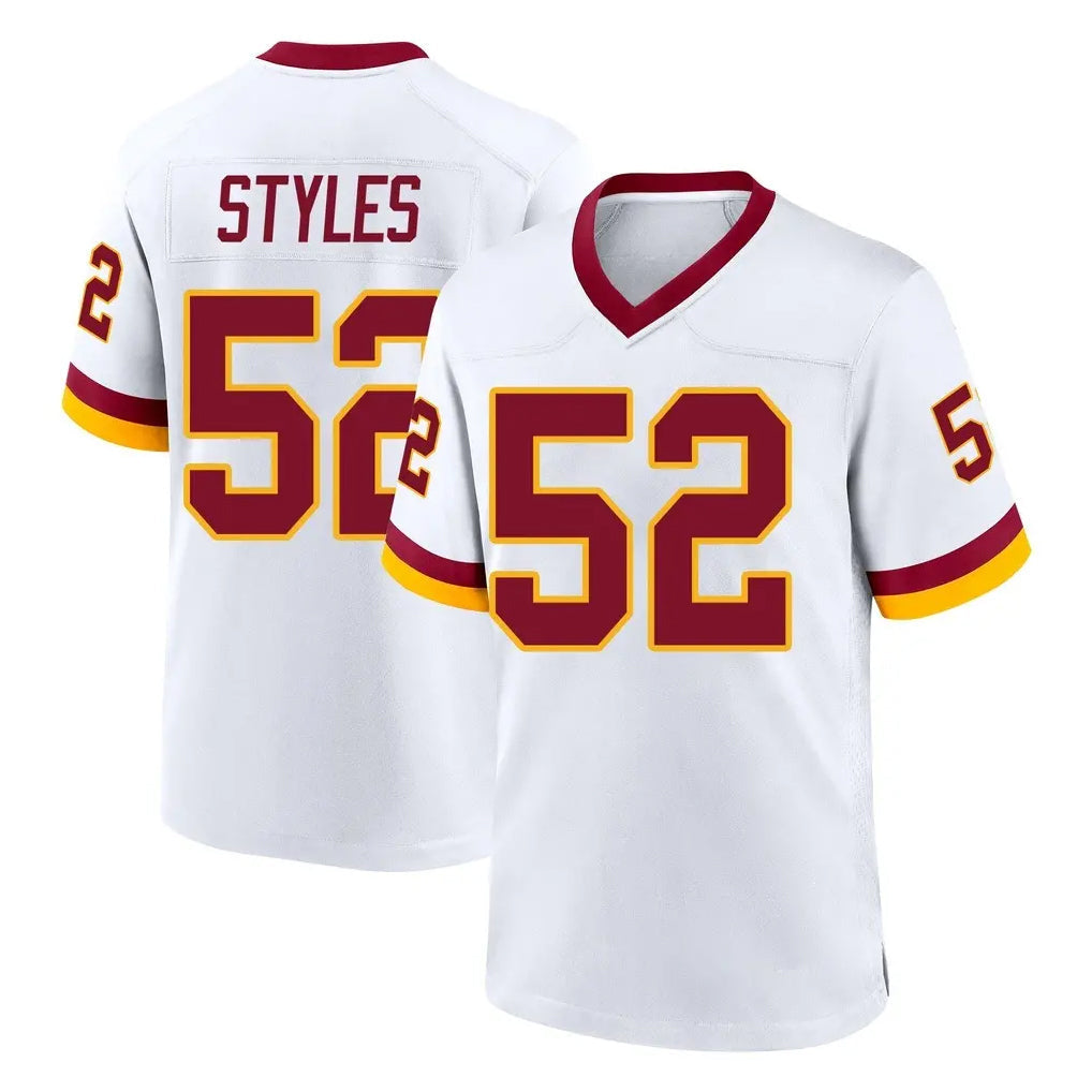 Tlead W.Commanders #52 Sonny Styles Player White Home Game Stitched Jerseys
