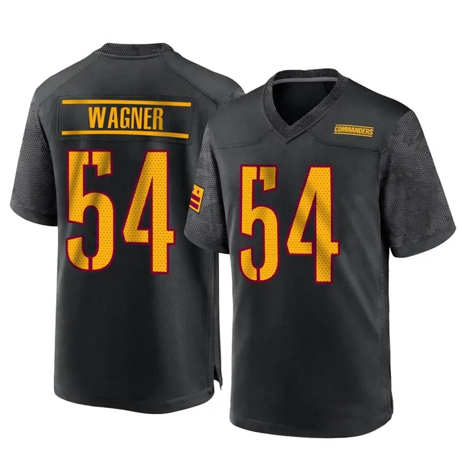 Tlead W.Commanders #54 Bobby Wagner Player Black Home Game Stitched Jerseys