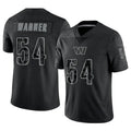 Tlead W.Commanders #54 Bobby Wagner Player Black RFLCTV Limited Stitched Jerseys