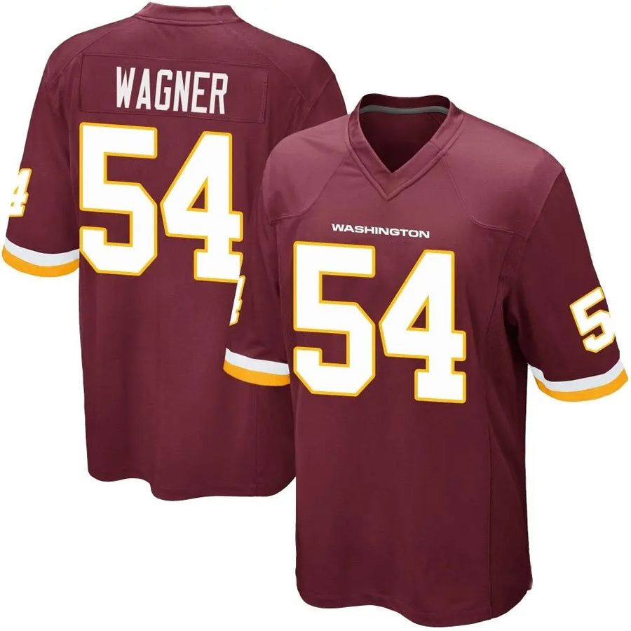 Tlead W.Commanders #54 Bobby Wagner Player Burgundy Game Stitched Jerseys