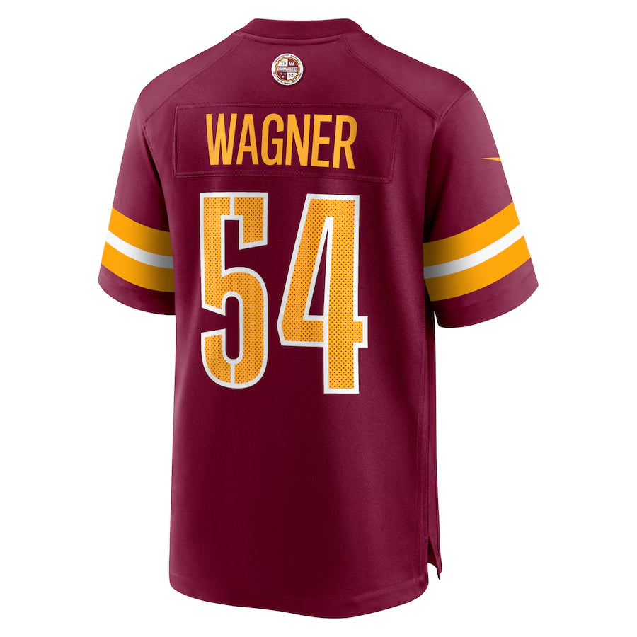 Tlead W.Commanders #54 Bobby Wagner Player Burgundy Home Game Stitched Jerseys