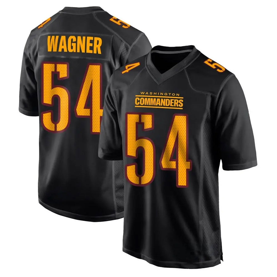 Tlead W.Commanders #54 Bobby Wagner Player Carbon Black Fashion Stitched Jerseys