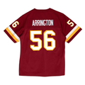 Tlead W.Commanders #56 LaVar Arrington Mitchell & Ness Burgundy 2001 Legacy Throwback Replica Jersey Stitched Puhic Game Jerseys