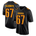 Tlead W.Commanders #67 Nick Allegretti Player Black Carbon Fashion Home Game Stitched Jerseys