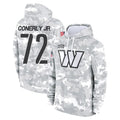 Tlead W.Commanders #72 Josh Conerly Jr. Player Arctic Camo Limited Salute to Service Pullover Hoodies Game Stitched Jerseys