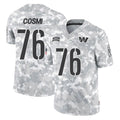 Tlead W.Commanders #76 Sam Cosmi Player Arctic Camo Limited Salute To Service Home Game Stitched Jerseys