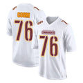 Tlead W.Commanders #76 Sam Cosmi Player White Tundra Fashion Home Game Stitched Jerseys