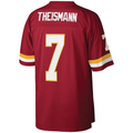 Tlead W.Commanders #7 Joe Theismann Mitchell & Ness Burgundy Legacy Replica Stitched Puhic Jersey