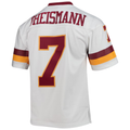 Tlead W.Commanders #7 Joe Theismann Mitchell & Ness White Legacy Replica Stitched Puhic Jersey