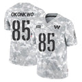 Tlead W.Commanders #85 Chig Okonkwo Player Arctic Camo Limited Salute To Service Home Game Stitched Jerseys