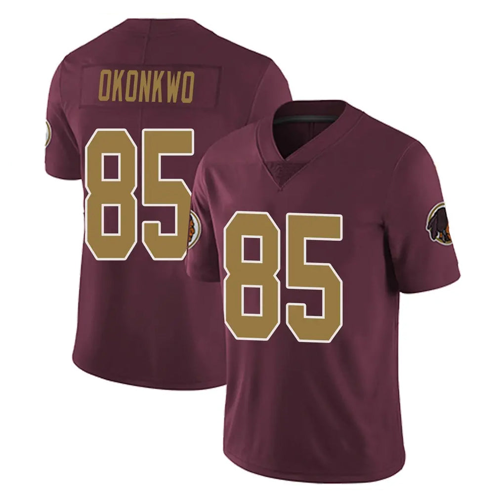 Tlead W.Commanders #85 Chig Okonkwo Player Burgundy Alternate Vapor Untouchable Home Game Stitched Jerseys