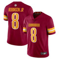 Tlead W.Commanders #8 Brian Robinson Jr. Burgundy Vapor Untouchable Limited American Stitched Jerseys