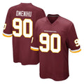Tlead W.Commanders #90 Charles Omenihu Player Burgundy Team Color Home Game Stitched Jerseys