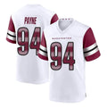 Tlead W.Commanders #94 Daron Payne Player White Game Home Stitched Jerseys