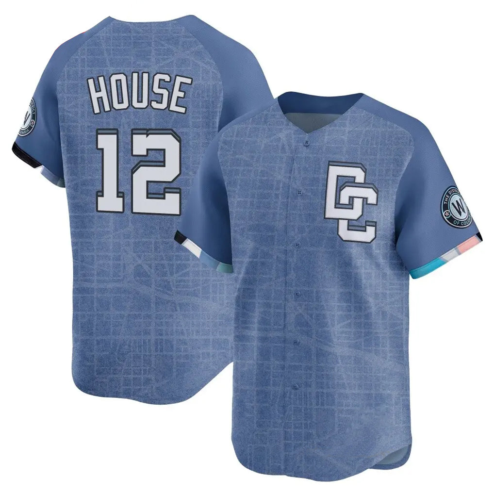 Tlead W.Nationals #12 Brady House Player Blue Limited City Connect Stitched Jerseys