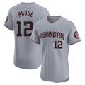 Tlead W.Nationals #12 Brady House Player Gray City Connect Elite Alternate Stitched Jerseys