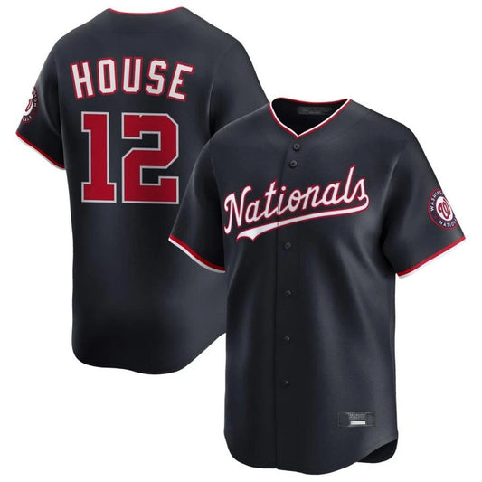 Tlead W.Nationals #12 Brady House Player Navy Alternate Limited Game Stitched Jerseys