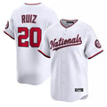 Tlead W.Nationals #20 Keibert Ruiz Player White Home Alternate Limited Replica Jerseys