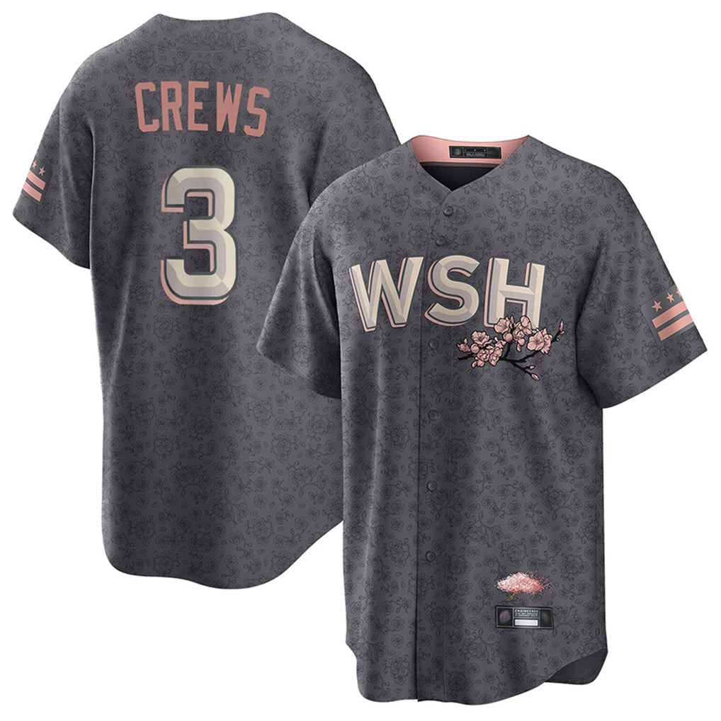 Tlead W.Nationals #3 Dylan Crews Player City Connect Stitched Jerseys
