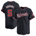 Tlead W.Nationals #5 CJ Abrams Player Navy Blue Replica Stitched Jerseys