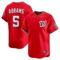 Tlead W.Nationals #5 CJ Abrams Player Red Limited Stitched Jerseys