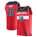 Tlead W.Wizards #20 Alexandre Sarr Red Fast Break Replica Player Jerseys - Icon Edition
