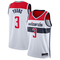 Tlead W.Wizards #3 Trae Young White Swingman Jerseys - Association Edition