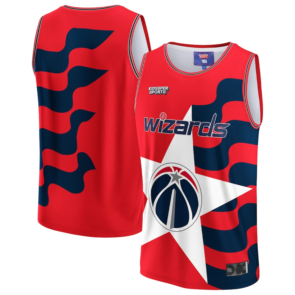 Tlead W.Wizards & KidSuper Studios by Red Hometown Jerseys