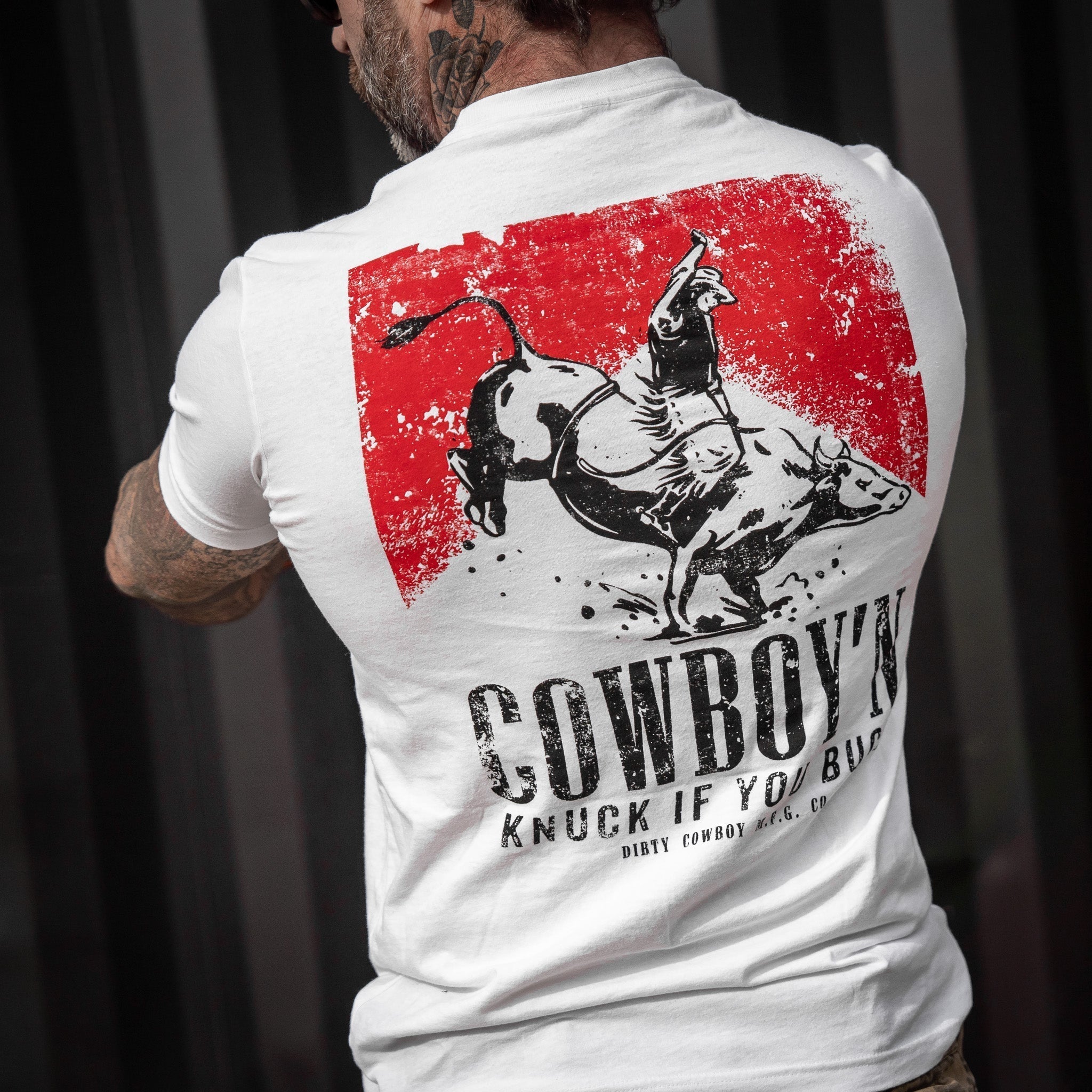 CustomNameinc cheap jerseys Ordering Cowboy'n Knuck If You Buck Rodeo Men's T-Shirt