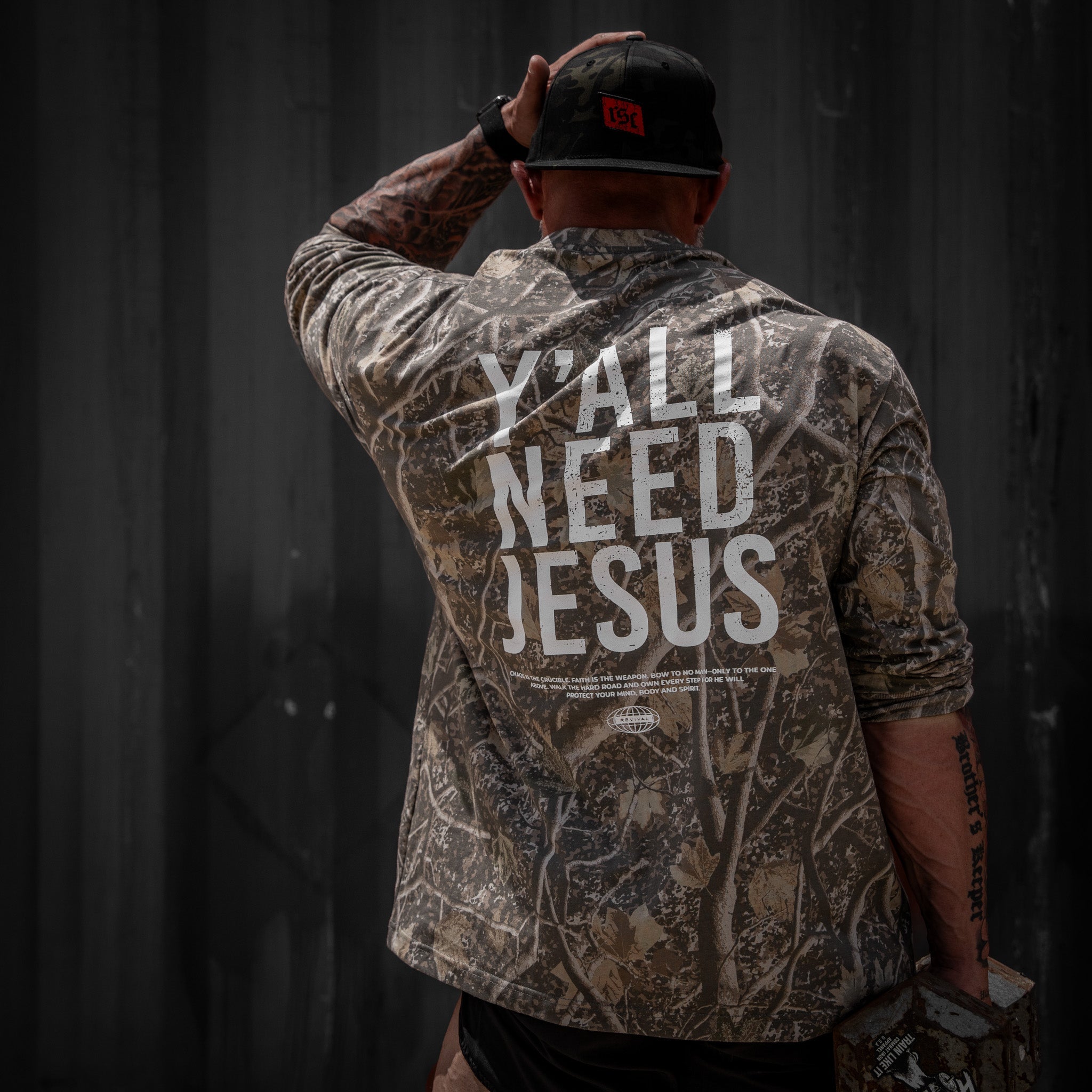 CustomNameinc cheap jerseys Ordering Y'all Need Jesus Men's Long Sleeve