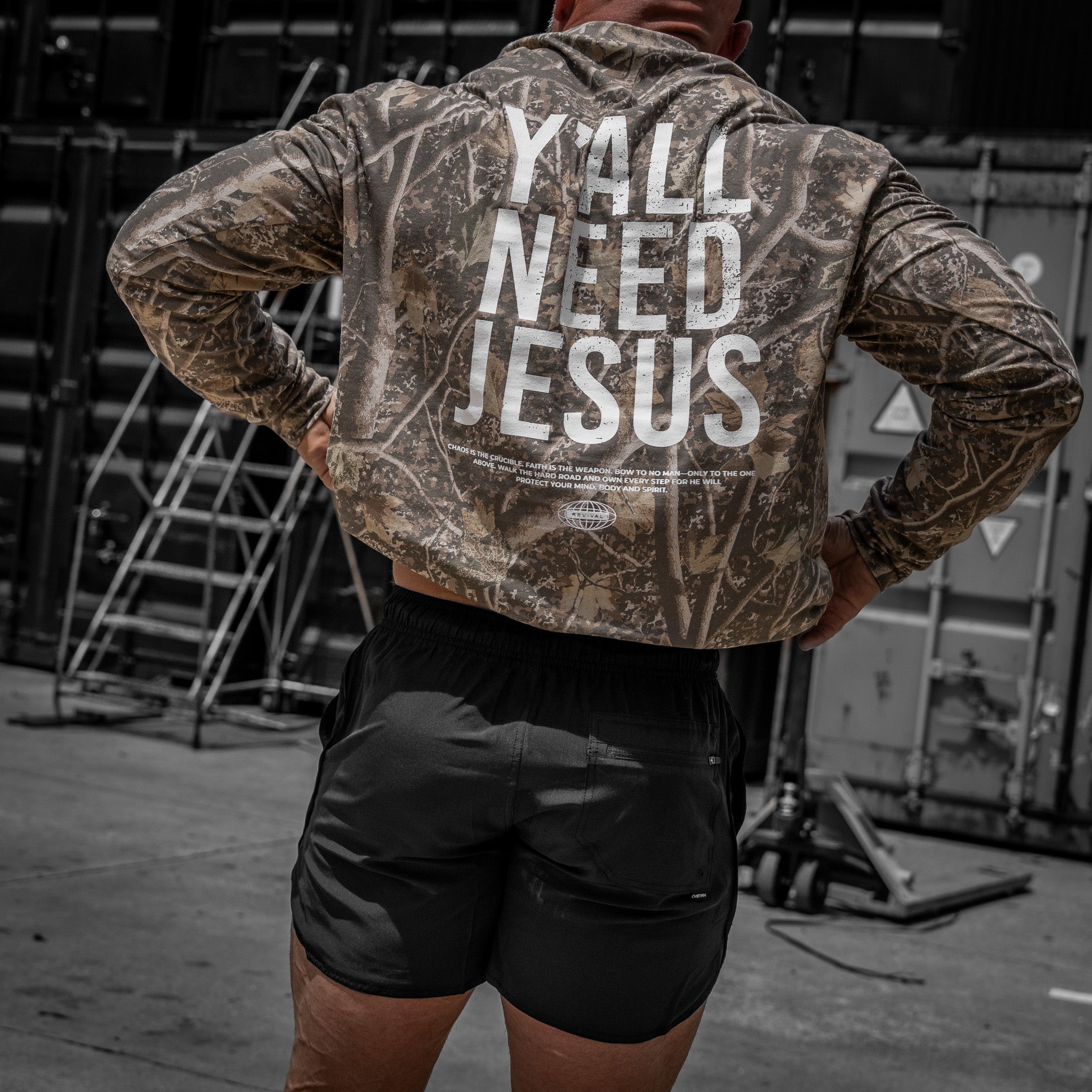 CustomNameinc cheap jerseys Ordering Y'all Need Jesus Men's Long Sleeve