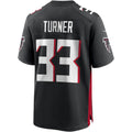 Tlead A.Falcons #33 Michael Turner Black Game Retired Player Jersey