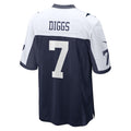 Tlead D.Cowboys #7 Trevon Diggs Navy Alternate Game Team Jersey