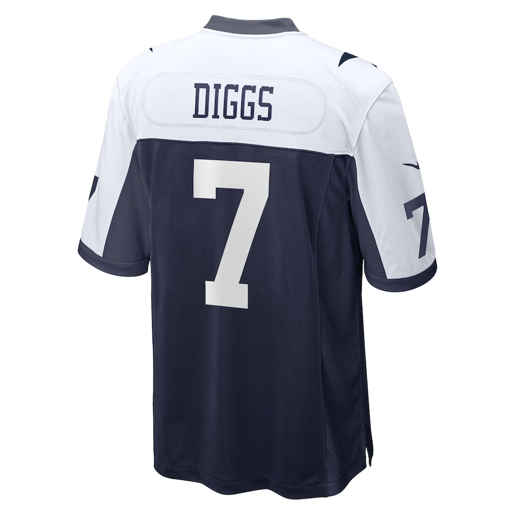 Tlead D.Cowboys #7 Trevon Diggs Navy Alternate Game Team Jersey