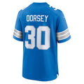 Tlead D.Lions #30 Khalil Dorsey Blue Team Game Jersey