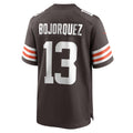 Tlead C.Browns #13 Corey Bojorquez Brown Team Game Jersey