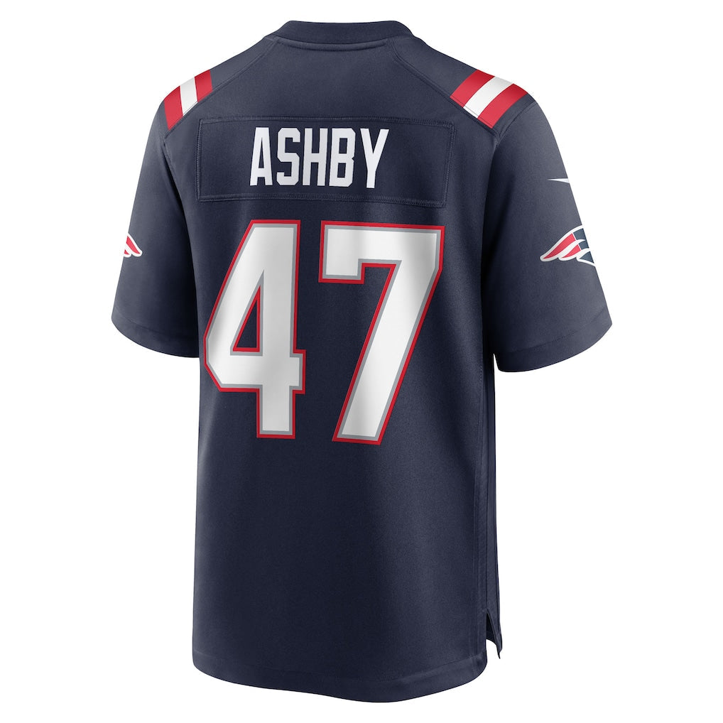 Tlead NE.Patriots #47 Julian Ashby Navy Team Game Jersey