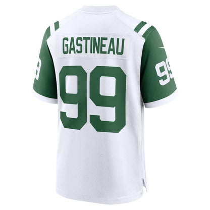 Tlead NY.Jets #99 Mark Gastineau White Retired Player Alternate Game Jersey