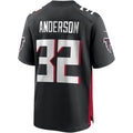 Tlead A.Falcons #32 Jamal Anderson Black Game Retired Player Jersey