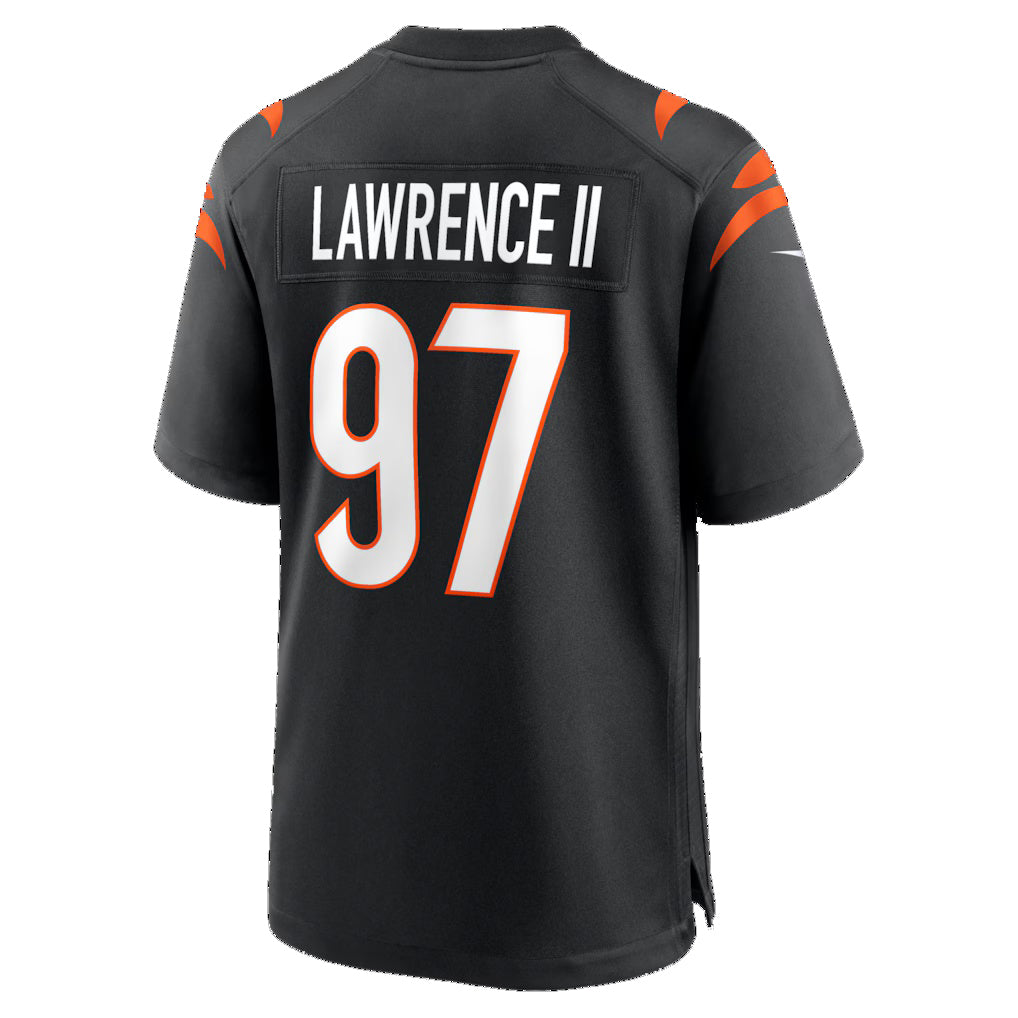Tlead C.Bengals #97 Dexter Lawrence II Black Game Stitched Jerseys