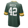 Tlead GB.Packers #42 Matt Orzech Green Game Jersey